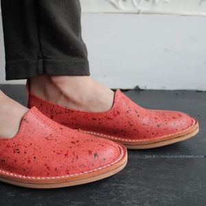Used Varyata Slip Ons - Red Terrazzo - US W 9.5